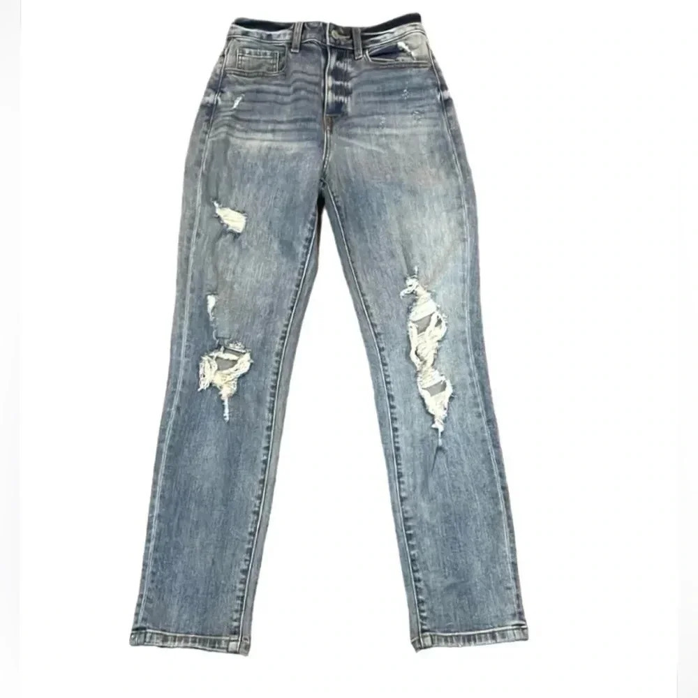 Willow & Root The Mom jean Women’s size 25 Style WR138A Distressed
